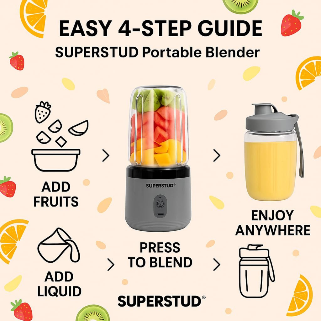 SUPERSTUD Mini Portable Blender