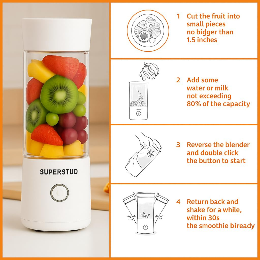 SUPERSTUD Portable Blender