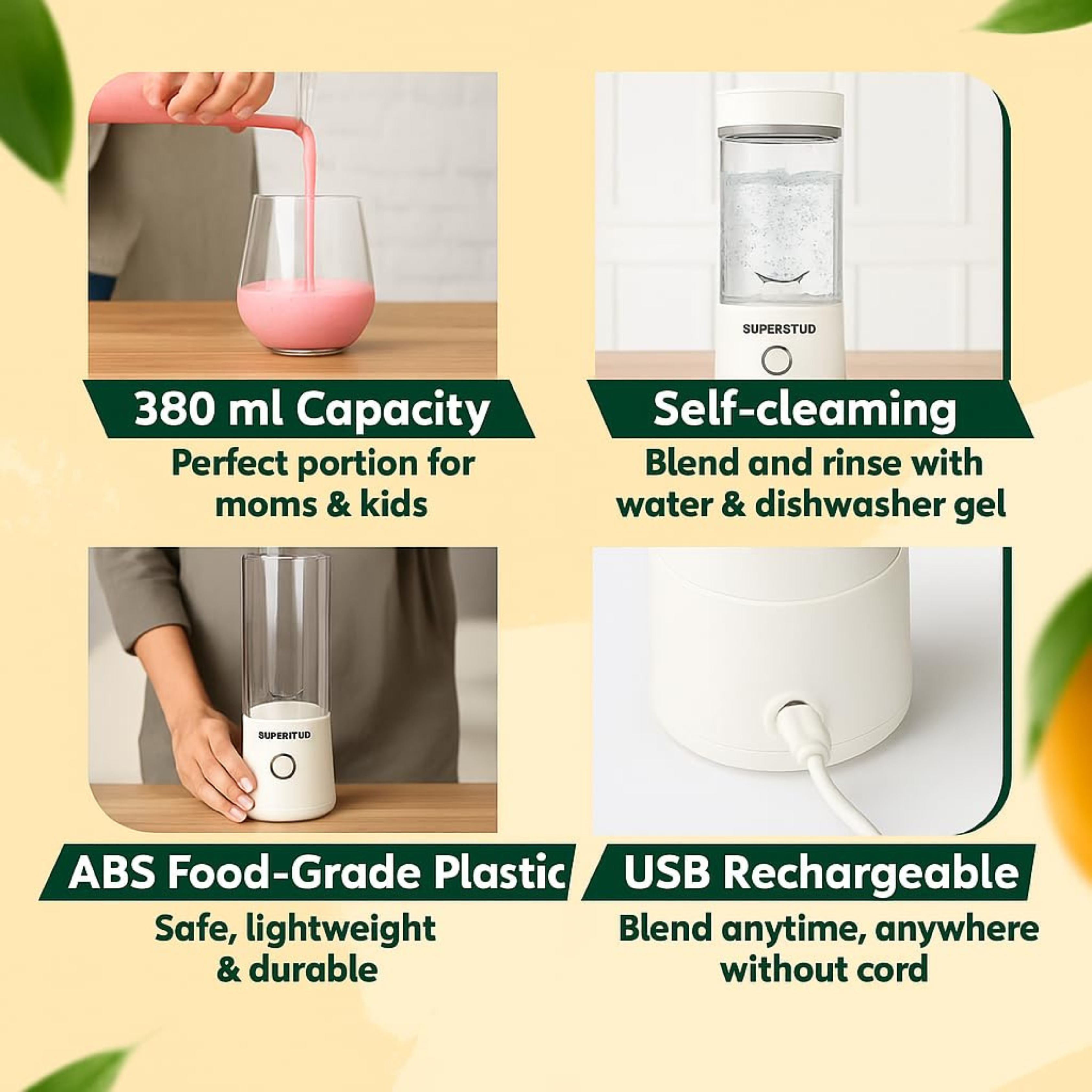 SUPERSTUD Portable Blender