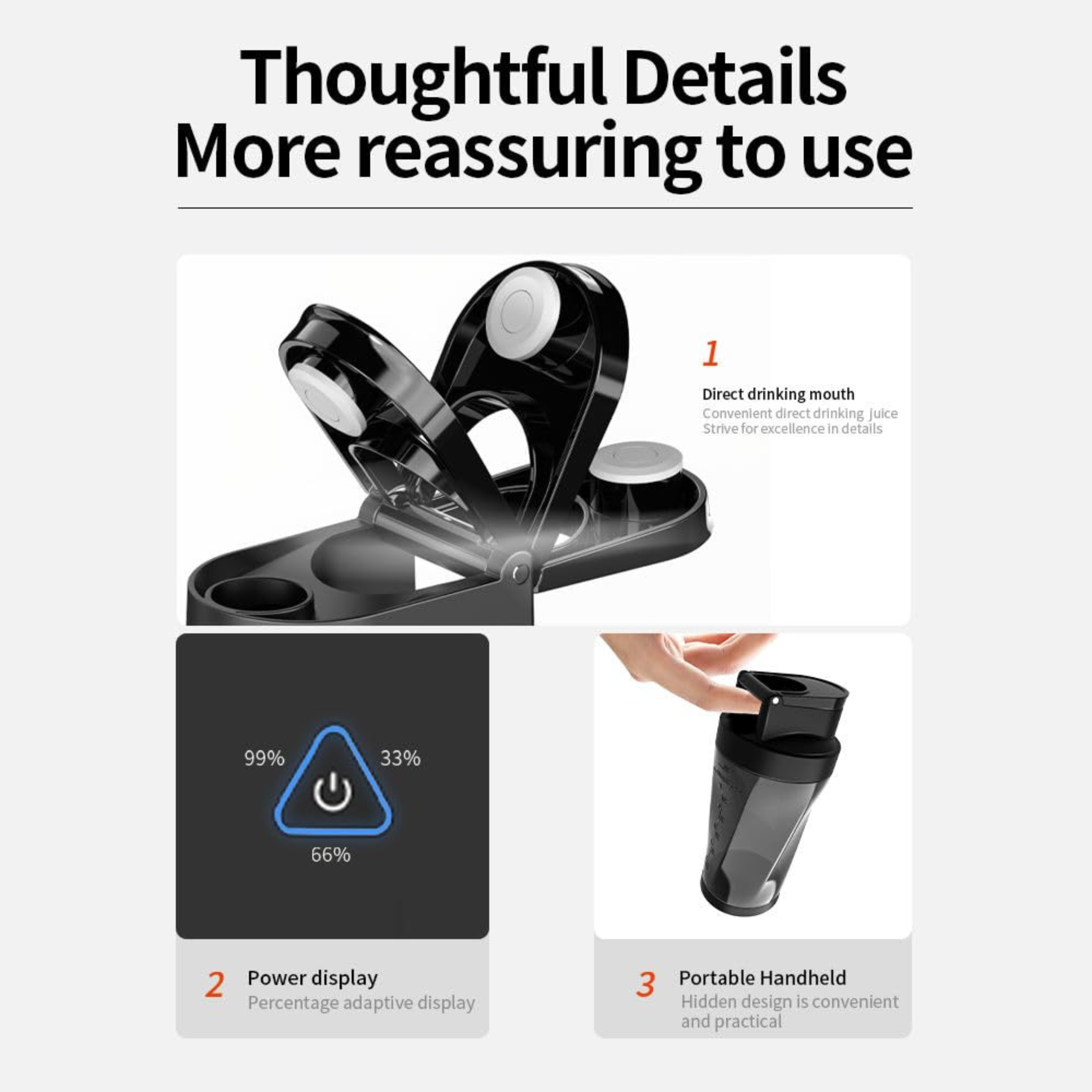 SUPERSTUD Portable Juicer Blender