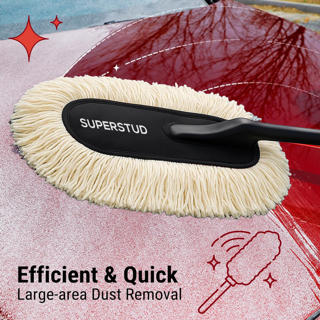 SUPERSTUD Car Duster Microfiber Brush (2 Pcs)