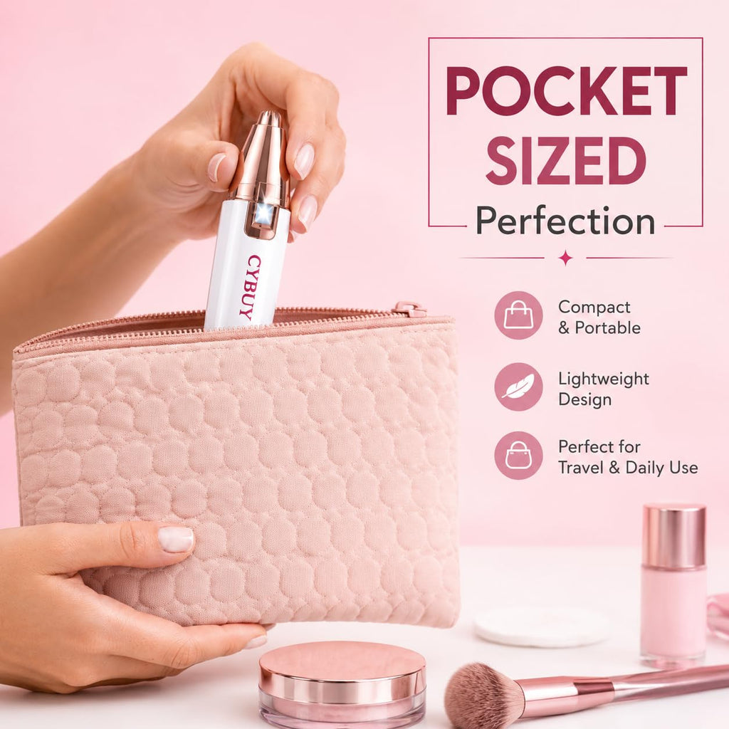 SUPERSTUD 2-in-1 Facial Hair & Eyebrow Trimmer for Women